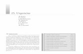 25. Urgencias - SEFH · PDF file– Urgencias hipertensivas: son crisis de HTA que evolucionan de forma asintomática o con sínto-mas inespecíficos, y en todo caso con lesión leve