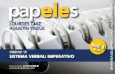 sistema verbal. imperativo - marcoELEmarcoele.com/papeles/15.imperativo.pdf · El imperativo es un modo –una parte- del sistema verbal español que está ... ¡Sale en la tele!