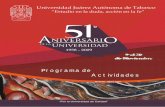 Programa de Actividades -  · PDF fileSecretaria Particular de Rectoría ING. ... Abril Fernanda Bustamante León ... Presentación del libro: