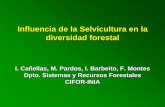 Influencia de la Selvicultura en la diversidad · PDF fileDiversidad florística Diversidad genética 2.- Establecer parcelas permanentes de estudio de gestión sostenible de pino