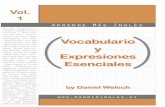 Vocabulario y Expresiones Esenciales -- Ebook de Daniel ... · PDF fileVocabulario y Expresiones Esenciales-- Ebook de Daniel ... que además se pueden dividir en ... De todos modos,