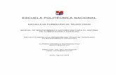 ESCUELA POLITÉCNICA NACIONAL - Repositorio Digital - EPN: Página de …bibdigital.epn.edu.ec/bitstream/15000/2688/1/CD-3373.pdf ·  · 2018-02-181.6.2 seguridad de las instalaciones