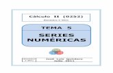 SERIES NUMÉRICAS - joseluisquintero.com 5.pdf · La importancia en el Cálculo de las sucesiones y series infinitas surge de la idea de Newton de representar las funciones como sumas