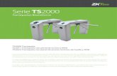 TS2000 - ibix. · PDF fileSerie TS2000 Torniquetes Biométricos TS2000 Torniquete TS2011 Torniquete con panel de acceso y RFID TS2022 Torniquete con panel de acceso, lectores de huella