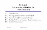 Tema 2: Sistemas y Redes de Transmisión - garciaargos.comgarciaargos.com/descargas/apuntes/posgrado/Primer-Semestre/SRC/1... · Nivel Nº can. de voz (Mbit/s) ITU ... Crear esquemas