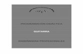 GUITARRA - · PDF fileEl Departamento de Guitarra durante el curso académico 2015 ... (arpegios, cejillas ... progresivamente mayor los conocimientos musicales para la improvisación