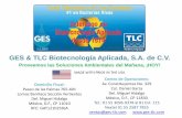 GES & TLC Biotecnología Aplicada, S.A. de C.V.ges-tlc.com/img/Presentacion_General_GES_TLC_Biotecnologia... · GES & TLC Biotecnología Aplicada, S.A. de C.V. ... de los lodos activados
