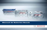 Manual de Baterías Bosch - · PDF file4 | Manual de Baterías Bosch 1. Introducción Este manual suministra informaciones comple-tas sobre funcionamiento, características, concep-