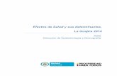Efectos de Salud y sus determinantes, La Guajira 2014 · PDF fileMARTHA LUCIA OSPINA MARTINEZ Directora de Epidemiología y Demografía . ... Ordenamiento de Indicadores Demográficos,