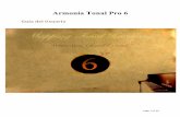 Armonía Tonal Pro 6 -   · PDF file• PROGRESSIONS DE HASTA 64 COMPASES – hemos aumentado la cantidad e compases para que puedas crear y estudiar canciones completas