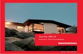 Tarifa 2012 - · PDF file1 Delegaciones comerciales Edificación Mercados especiales industriales: Andalucía, Extremadura, Madrid, Castilla la Mancha, Valencia, Cataluña, Murcia,