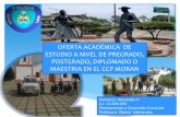 Oferta academica en Maestría CCP Morán.