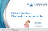 Diarrea crónica. Diagnóstico y tratamiento. 2018