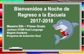 Back to school night spanish 2017 2018 spanish