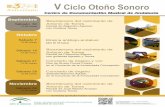 Ciclo Otoño · PDF fileEntre sus obras para guitarra, la Sonatina Meridional es una de las más interpretadas. Consta de tres movimientos, sin pausa entre el segundo y el tercero
