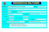 Residencias Militares - Asociación Regional de las FAS en ... · PDF fileNombre: SANTIAGO DE COMPOSTELA Domicilio: Aeródromo Militar Lavacolla, s/n Cód.Postal: ... Comunidad: REGION