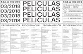 03/2018 PELICULAS Madrid — 28012 @salaequismadrid …salaequis.es/wp-content/uploads/2018/02/PROGRAMA-MANO-MARZ… · CINEMA PARADISO Nuevo Cinema Paradiso Giuseppe Tornatore, 1988,