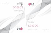 LG-430G-Manual1.0-spa-110822 · PDF fileDECLARACIÓN DE GARANTÍA LIMITADA 1. ESTA GARANTÍA CUBRE : LG le ofrece una garantía limitada de que la unidad adjunta para el suscriptor