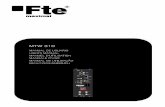 MAMTW310 - Fte maximal :: desarrollo y fabricación de ...ftemaximal.com/images/files/soporte-servicios/Documentacion... · Cada uno de estos dos atenuadores actúa simultáneamente