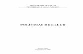 POLŒTICAS DE SALUD - Home - Pan American Health ... pub/PoliticasDeSalud...los subsectores público, privado y de la seguridad social, con escasa complementariedad y articulación