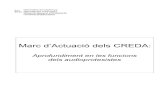 Marc d’Actuació dels CREDA - xtec. · PDF fileGeneralitat de Catalunya Departament d’Educació Direcció General d’Ordenació i Innovació Educativa Marc d’Actuació dels
