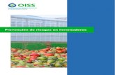 Prevención de riesgos en invernaderos - OISS - · PDF file · 2016-02-014- Cortes y pinchazos producidos por herramientas y superficies peligrosas ... subterráneas y otras instalaciones