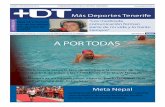 Más Deportes Tenerife DT 60.pdf · Habrá tam-bién Maratón, Media Maratón y una Mar-cha senderista solidaria. En total, 3000 de-portistas disputarán la prueba. El Consejero de