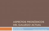 Aspectos prosódicos del gallego actual - ilg.usc.gal · PDF fileBilingüismo social conflitivo entre gallego y español: diglosia (Rojo 1981). Lengua cooficial desde 1981: administración,