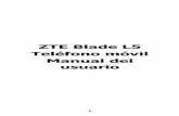 ZTE Blade L5 Teléfono móvil Manual del fono... · PDF file9 Para tu seguridad Seguridad general No realices ni recibas llamadas telefónicas mientras conduces. Nunca envíes mensajes