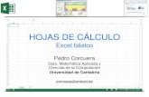 HOJAS DE CÁLCULOpersonales.unican.es/corcuerp/excel/Slides/Excel_new16.pdf · y su representación gráfica. • Hay hojas de cálculo para todo tipo de ... se deja un espacio en