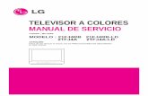 Televisor a Colores Manual De Serviciodiagramasde.com/diagramas/otros2/TV LG-21FJ4A.pdf · LISTA DE PARTES DE REPUESTO ... selección de partes de repuesto se debe hacer solo después