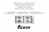 Manual de Instrucciones Bedienungsanleitung Instructions ...macolide.pt/wp-content/uploads/2014/09/MI-Teka-Placa-SL-P60-4G.pdf · planchas eléctricas, fáciles de encontrar en cualquier