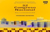 Sociedad Española de Columna Vertebral 32 Congreso · PDF filedescargar el Certificado de Asistencia: ... con ese espíritu crítico constructivo que hace que las cosas progresen