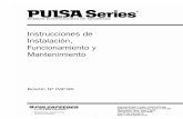 Instrucciones de Instalación, Funcionamiento y …pulsa.salesmrc.com/pdfs/pulsa_series-7120-8480_iom_es.pdf · B. Instalación de Calces en el Conjunto del Eje de Tornillo Sinfín