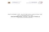 INFORME DE AUTOEVALUACION DE LA CARRERA DE INGENIERIA ... · PDF fileinforme de autoevaluacion de la carrera de ingenieria civil electrica indice i. marco de referencia pág. 1. la