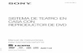 SISTEMA DE TEATRO EN CASA CON  2010 Sony Corporation 4-165-491-31(1)SISTEMA DE TEATRO EN CASA CON REPRODUCTOR DE DVD Manual de instrucciones DAV-TZ210/TZ510/TZ710