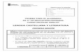 LENGUA CASTELLANA Y LITERATURA - Recursos … para la etiqueta prueba para el alumnado de 4º de educaciÓn primaria curso escolar 2006/07 lengua castellana y literatura primera sesiÓn