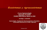 Ecosistemas y Agroecosistemas - UNS-Departamento de ... · PDF fileEcosistemas naturales y agroecosistemas: similitudes y diferencias estructurales y funcionales. CONTENIDOS 2