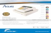 Ideal para - · PDF fileCaja registradora fiscal • Sistema de impresión térmica de 2” • Memoria fiscal hasta 2000 reportes Z • Fácil de programar, maneja hasta 12,000 PLU,