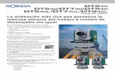 Teodolito digital La alineación más rica que garantiza la … ·  · 2013-05-29DT540/DT740/DT940 DT540L/DT740L/DT940L ... la serie DT de Sokkia cuenta con la capacidad de protección