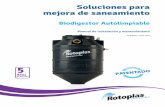 Soluciones para mejora de saneamiento - Rotoplas …rotoplas.com.ec/wp-content/uploads/2015/02/04-MANUAL-DE-BIODIGEST...como fosas sépticas de concreto y letrinas, las cuales son
