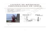LISTADO DE MÁQUINAS PERFORADORAS EN …AN+web.pdfperforadora / drill rig beretta t 46 ...
