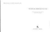 TEXTOS HERMÉTICOS - libroesoterico.comlibroesoterico.com/biblioteca/HERMETISMO/Textos Hermeticos Gredos... · biblioteca clÁsica gredos, 268 textos hermÉticos introducciÓn, traducciÓn