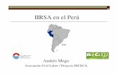 IIRSA en el Perú - bankinformationcenter.org · La rehabilitación del tramo Tarapoto – Yurimaguas es la obra principal. Cuenta con financiamiento de la CAF. Proyectos del Eje