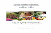 Plan de Mitigación Ambiental orientado al cultivo de Hortalizaspdf.usaid.gov/pdf_docs/PA00J4VR.pdf · ambiental al desarrollo económico se reduce el impacto ambiental y se contribuye