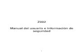 Z982 Manual del usuario e información de seguridadzte-iqorsupport.custhelp.com/ci/fattach/get/3665/0...Inserta la punta de la herramienta de expulsión de la bandeja en el orificio