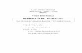 TESIS DOCTORAL RETINOPATIA DEL PREMATURO …biblioteca.ucm.es/tesis/19972000/D/0/D0126001.pdf · tesis doctoral retinopatia del prematuro factores epidemiolÓgicos y pronÓsticos.
