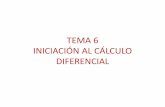 TEMA 6 INICIACIÓN AL CÁLCULO DIFERENCIAL - … cero matemÁticas: 6. iniciaciÓn al cÁlculo diferencial 6.1. tasas de variaciÓn media e instantÁnea • 6.1.1. tasa de variación
