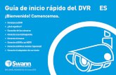 Guía de inicio rápido del DVR ES - swann.com · el funcionamiento de su DVR. 7 A continuación, se encuentran las explicaciones de las ... Conecte la salida de video del cable de