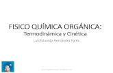 FISICO QUÍMICA ORGÁNICA - … · FISICO QUÍMICA ORGÁNICA: Termodinámica y Cinética Luis Eduardo Hernández Parés
